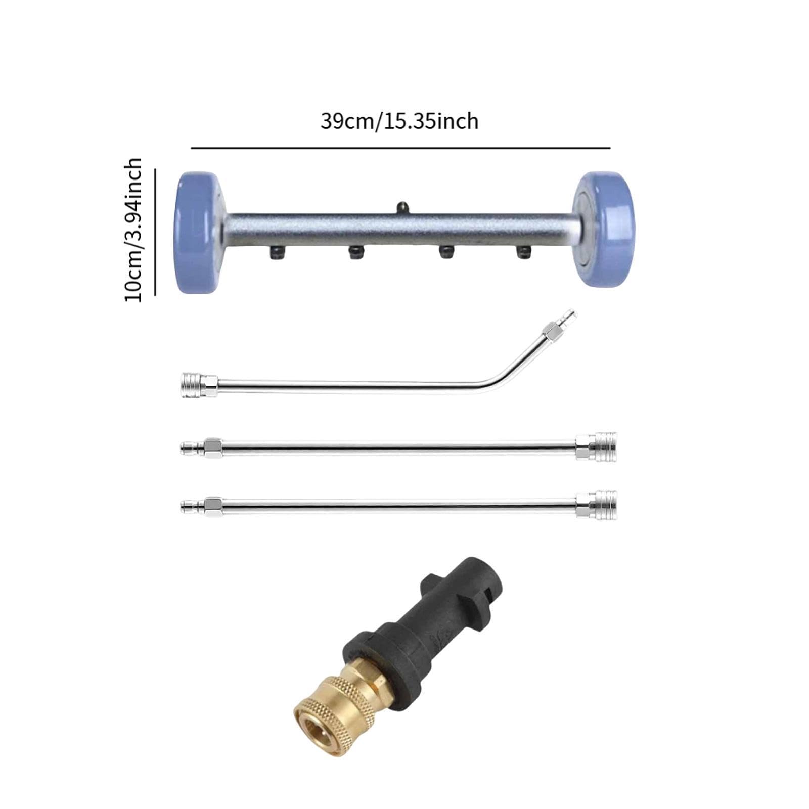 KESOTO Idropulitrice, autolavaggio, Scopa ad Acqua, Multiuso, Universale, Premium, 4000 PSI, detergente per sottoscocca, per, Veicoli SUV, Grigio