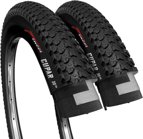 Fincci Paar 26 x 2,125 Zoll 57-559 Faltbar Reifen Cupar für MTB Mountain...