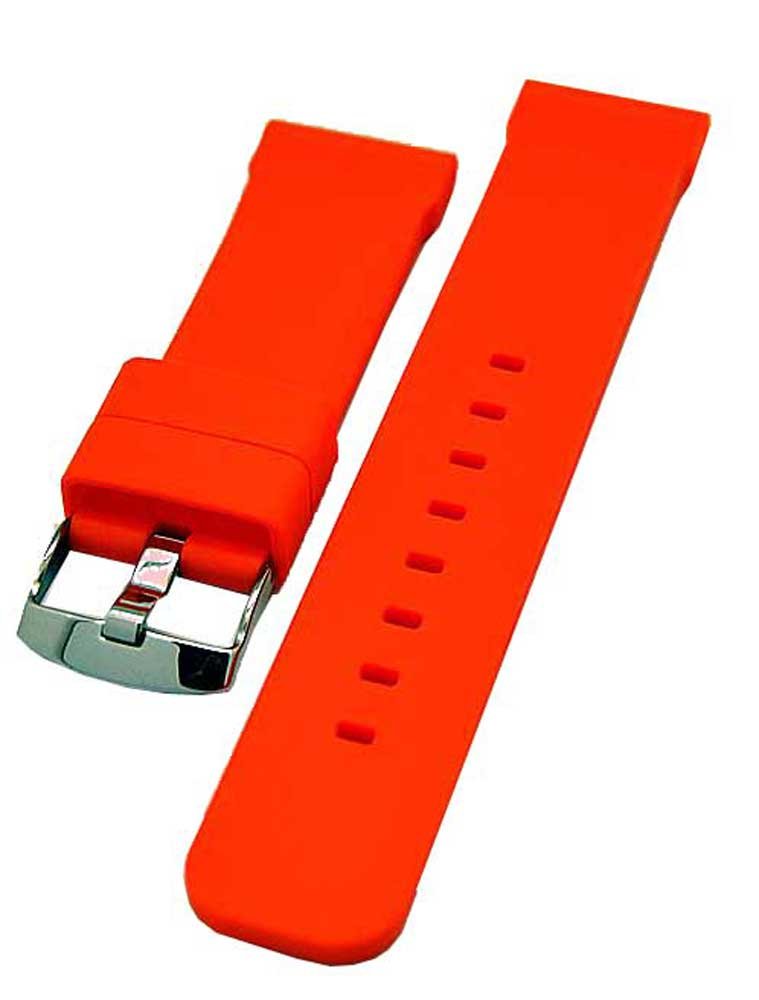 GUMMI UHRENARMBAND TAUCHER GELB 24 Mm Silikon Weich Taucheruhr Kautschuk Dick 1A EUR 9,99 - DE