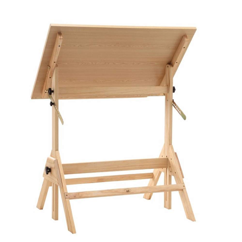 Cavalletto Da Tavolo Per Pittura - Con Cassetto E Valigetta, Legno Di Faggio, Regolabile