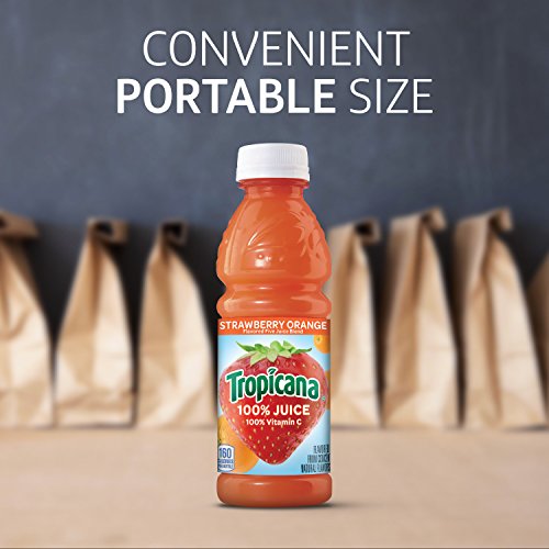 Tropicana Juice, Strawberry Orange, 10 Ounce (Pack Of 15) #TOP3