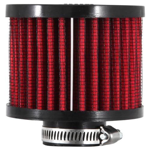 Image of K&N Vent Air Filter /Breather: High Performance, Premium, Washable, Replacement Engine Filter: Flange Diameter: 1 in, Filter Height: 2.375 in, Flange Length: 0.4375 in, Shape: Breather, 62-1410