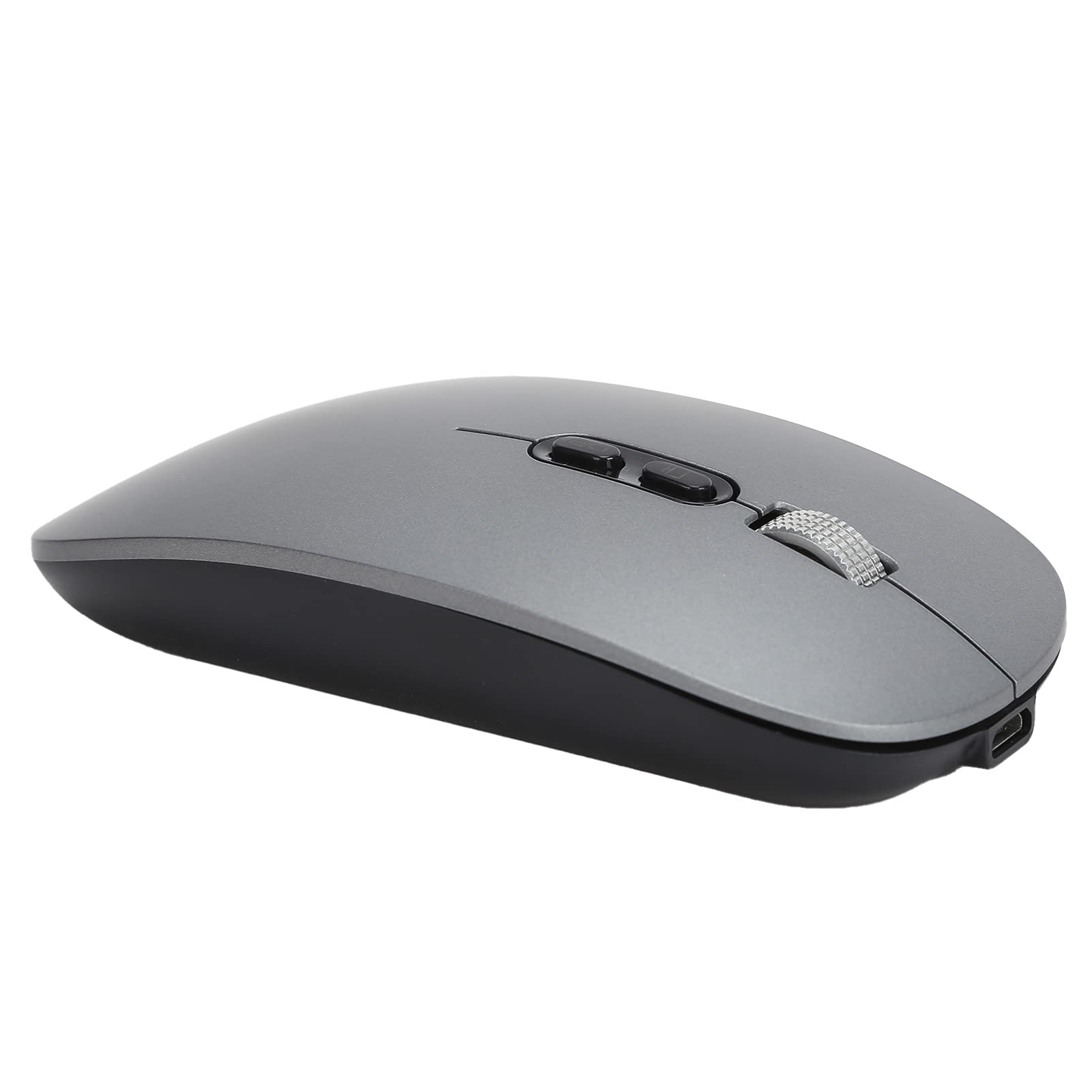Mysz Bluetooth, bezprzewodowa mysz optyczna, mysz przenośna, mysz ładowalna, obsługa regulacji 800/1200/1600 DPI, ergonomiczny kształt, do komputera PC, komputera, biura Double the comfort