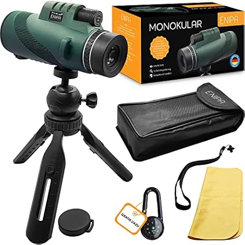 Fernrohr Erwachsene Monokulare 12x50 HD Monokular Teleskop Cover