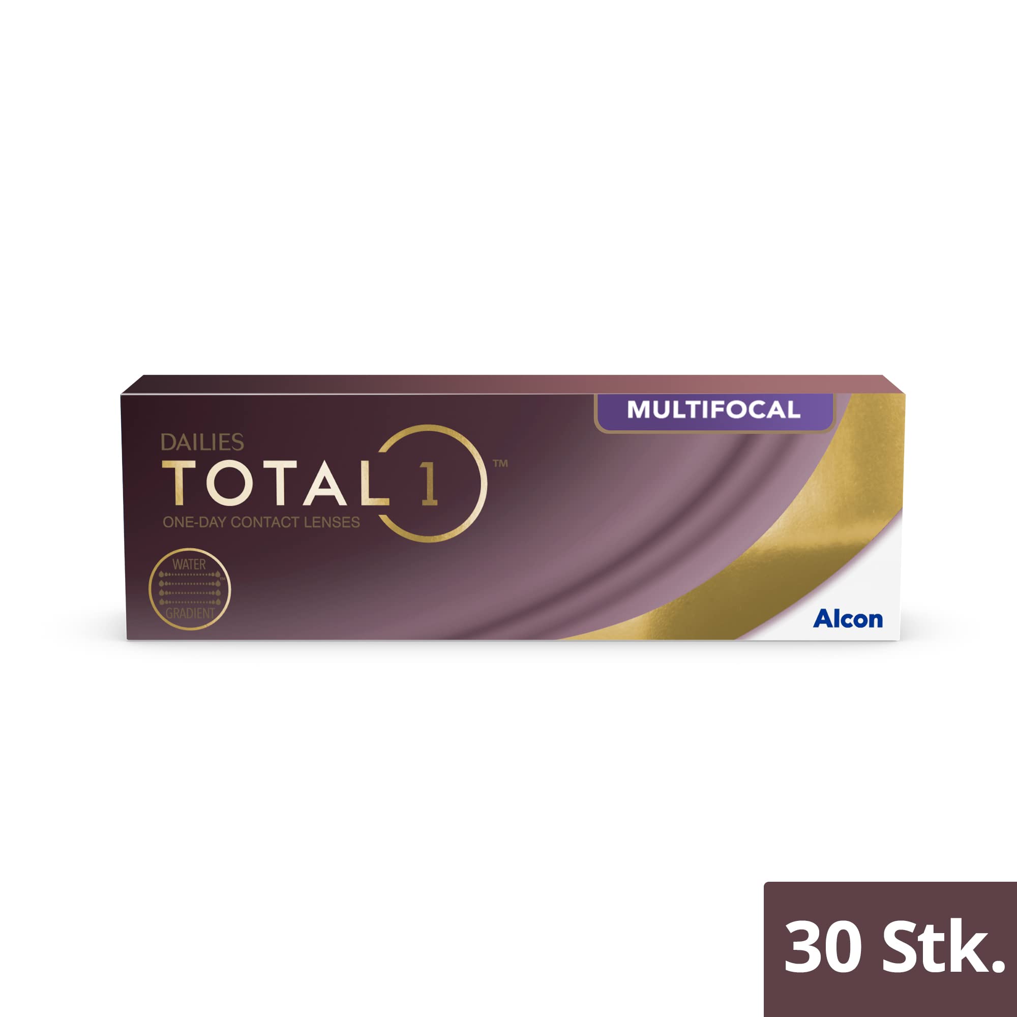 Dailies Total 1 Multifocal Tageslinsen weich | 30 Stück | BC 8.5 mm | DIA 14.1 mm | ADD LOW | +01.50 Dioptrien (Packung mit 2)