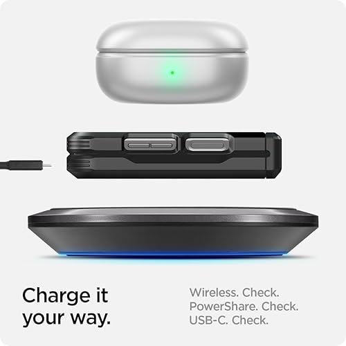 Miniatura 6 de Spigen Tough Armor Pro protección de bisagra diseñada para Galaxy Z Flip 5 Case (2023) - Abyss Green