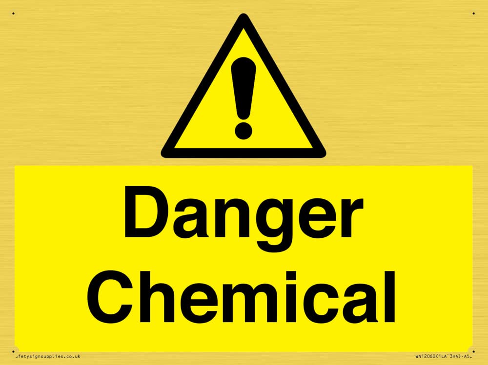 Danger Chemical Sign - 200x150mm - A5L