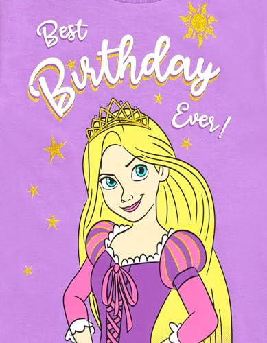 Image of Disney Girls Birthday T-Shirt Infant to Big Kid Sizes (18 Months - 14-16)