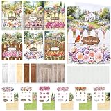 Gueevin 18 Set Petals Picket Fence Card Making Kit for Card Making Supplies & Crafting with Sticky Foam Pads...