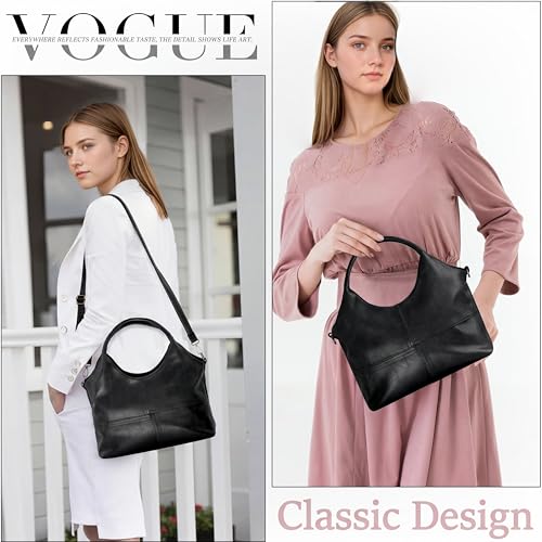 Bolso Satchel mediano vegano con asa y correa ajustable miniatura 2