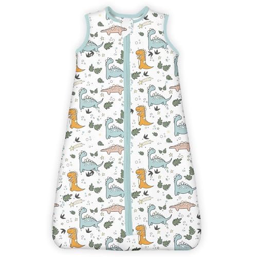 Image of Toddler Sleep Sack 2t-3t-4t, 1.0 TOG Sleep Sack with Sleeveless, Cozy Premium Baby Wearable Blanket with 2-way Safe Zipper All Season Sleeping Bags, 1-pack