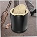 ABOOFAN Trash Can Round Garbage Lid Kitchen Supply Tabletop Trash Lid Can Cover Embedded Type Bin Cover Countertop Flap 430 Stainless Steel Household Tooling Clamshell