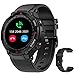 Orologio Smartwatch Uomo Smartwatch Tracker Fitness Orologio Sport Smartband con Chiamata Bluetooth Cardiofrequenzimetro Contapassi Sportivo Activity Tracker per Android iOS