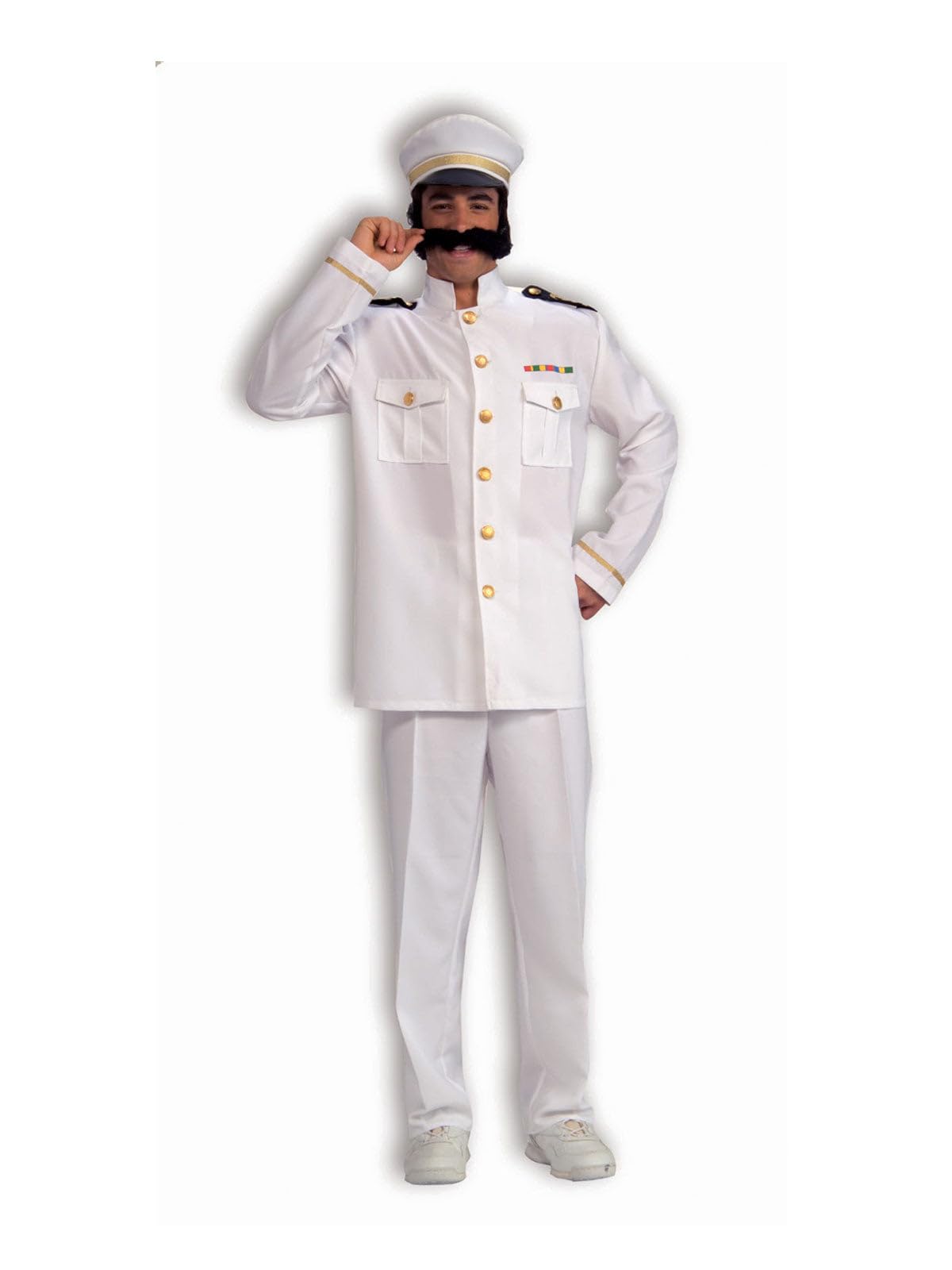 RubiesNovelties Men's Cruise Captain Costume