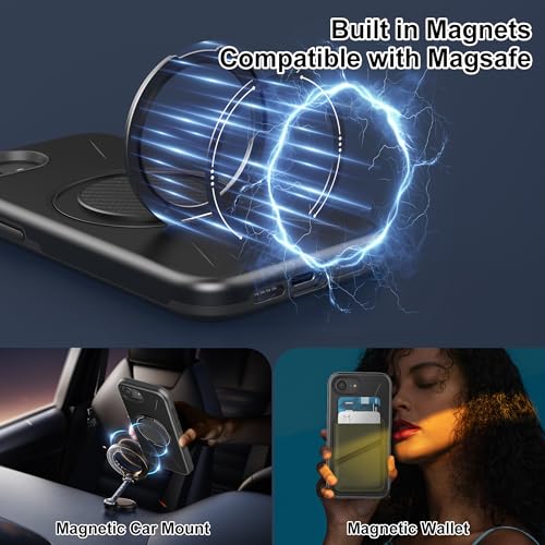 Coque iPhone 17e MagSafe antichoc béquille et protection écran intégrale - 4