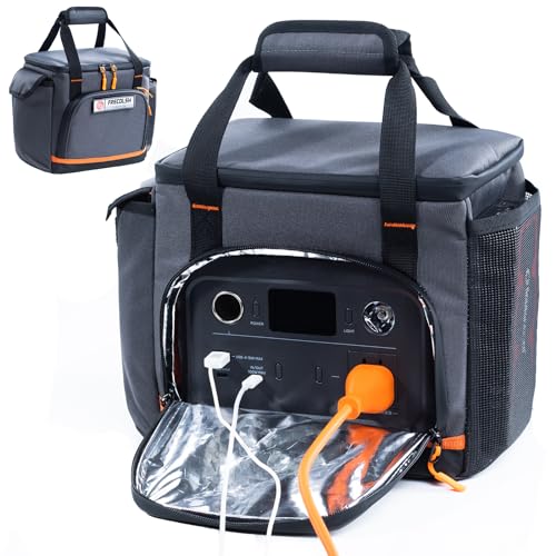 FRECOLSH Travel Carrying Case Compatible with Jackery Explorer 300/240/160, Portable Power Station...