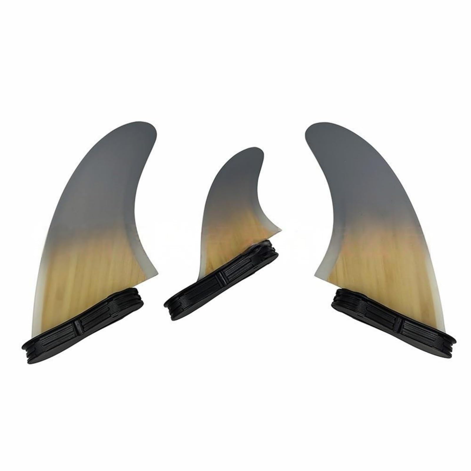 Surfbrett-Zubehör Heckruder Finne Paddle Board Surfen Gradient Bambus Leder Heckflosse Einfach auszutauschen