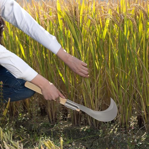 Cuchillo de siega largo con mango de madera YARNOW miniatura 6