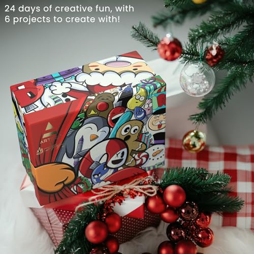 Arteza Illustrator Advent Calendar 2024 (24 Days) | Holiday Art Supplies Gift For Adults thumb #2