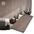 WVH Luxury American Walnut Acoustic Slat Wood Wall Panels, Measures 118.11" x 25.20", Premium Finish, Interior Decor for Walls & Ceilings, Noise Cancelling & Sound Absorbing for Home & Office, 2pcs