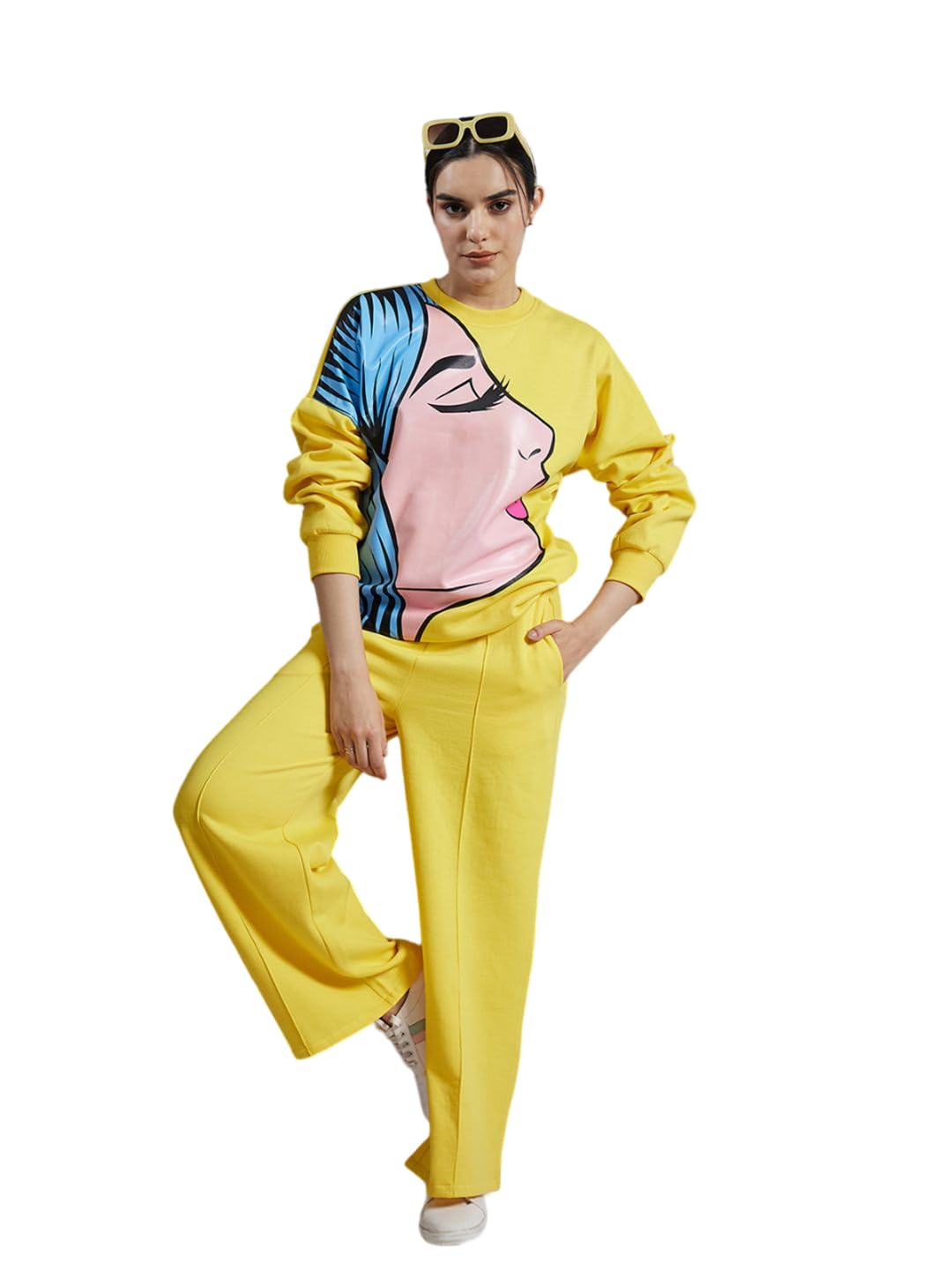 poshbery Black Graphic Print Sweatshirts-picture-56