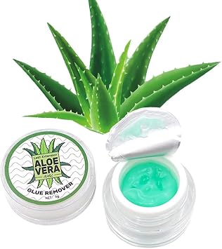 Eyelash Extension Remover Cream - Lash Extensions Remover Cream, Aloe Flavo & LILY Flavor Fast Dissolution Low Irritation Aloe