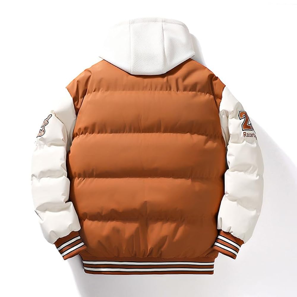 Y2K Grunge Fake Two Piece Down Jacket Cyber Punk Thickened