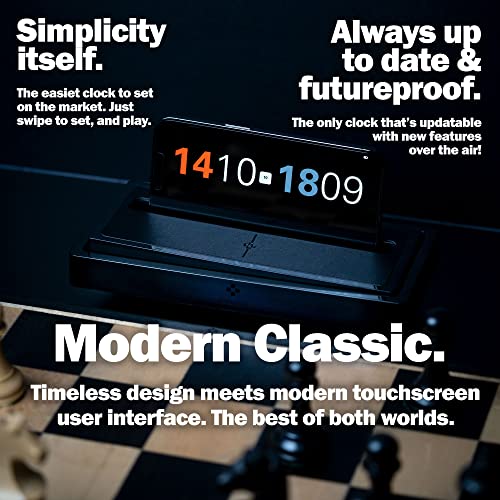 Tempest Classic Chess Clock/Dock - Transforms Any Phone into The Simplest, Customizable Chess Clock, Tabletop Game and Productivity Timer. Bundled iOS and Android app - Image 2