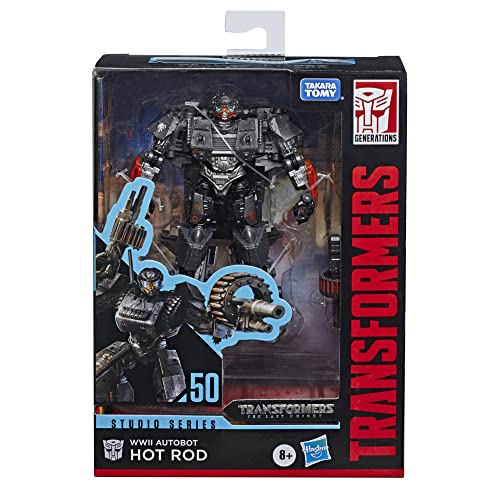 Image of Transformers Studio Series Deluxe Class WWII Autobot Hot Rod Action Figure