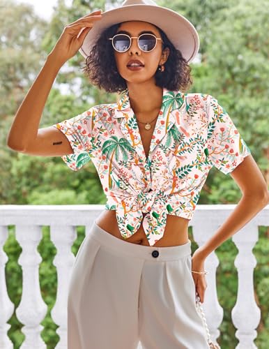Image of Ekouaer Pajamas Set for Women Short Sleeve Sleepwear Button Down Pjs Lounge Sets Soft Nightwear