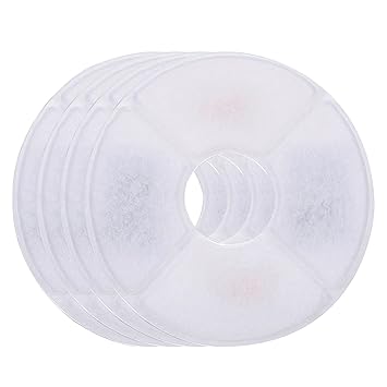 Layfoxz Cat Water Fountain Filters Replacement Filters for Cat Water Fountain Water Dispenser 4PCS