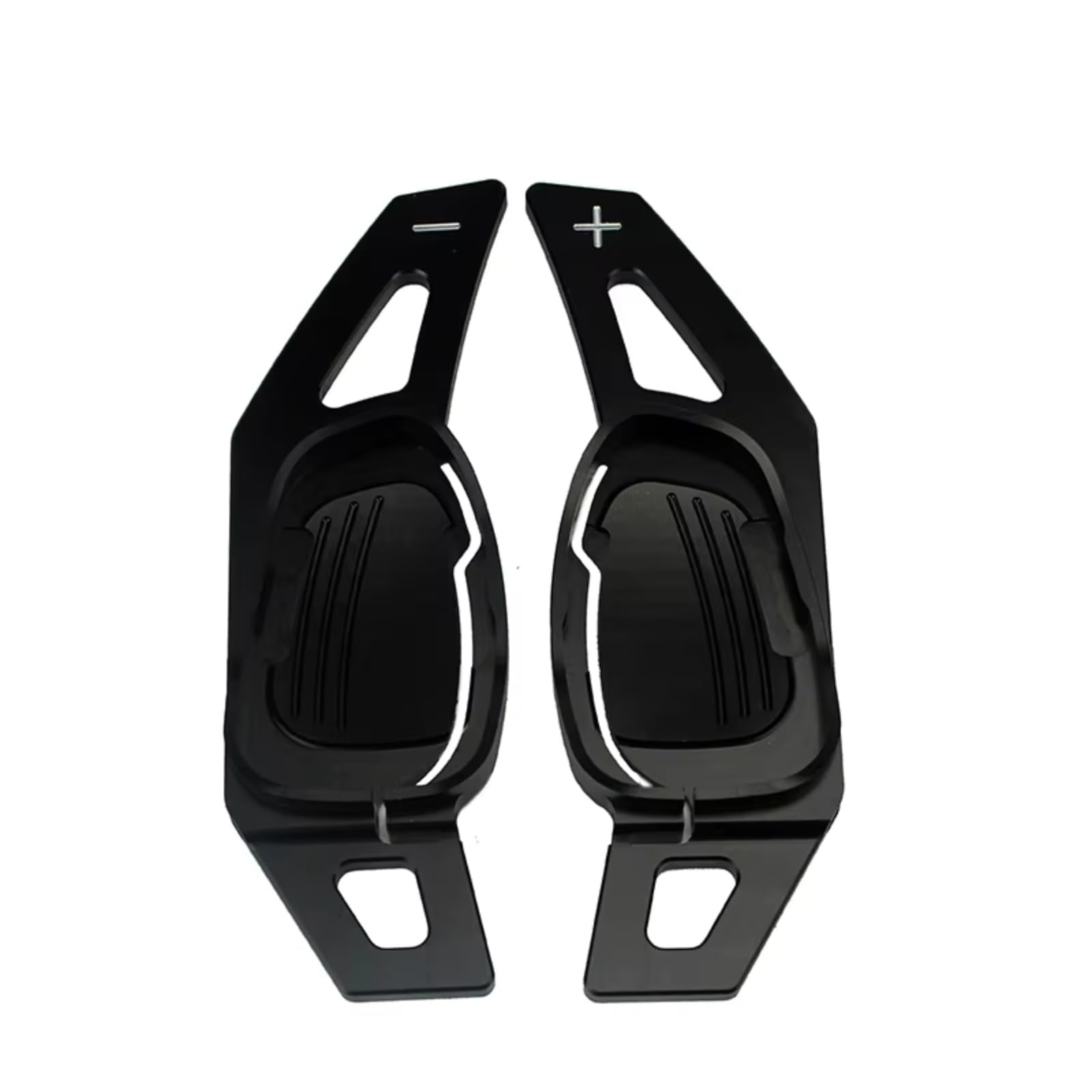 ZTGUIOQ Paddle Shifter Extensions Compatible with S3 RS3 2015 2016 Car Steering Wheel Paddle Extension Shifters Shift Sticker Decoration(Black)