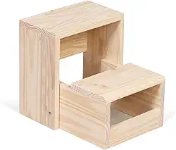 Escada Infnatil Madeira Maciça Montessouri Dobrável Pinus