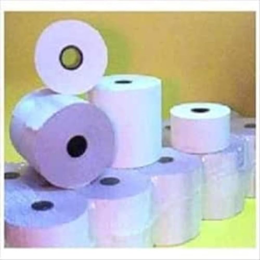 Nilox 15003 - Roltelex Roll for calculator 57 mm, 10 pieces, White