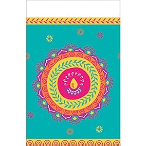 amscan 572413 Diwali Plastic Tafelhoes 1.37m x 2.59m – 1 pc
