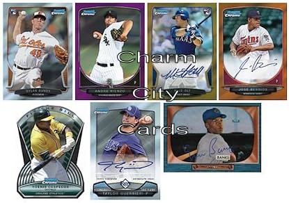 2013 Bowman Chrome Baseball box (18 pk HOBBY)