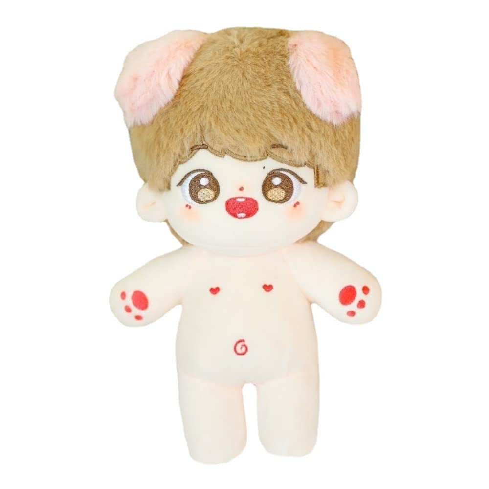 niannyyhouse 20cm Plush Doll Boy Humanoid Stuffed Body no Attribute 8" Normal Body Wearable Clothing Dress Up Gifts (a-17-without Skeleton) — image 1