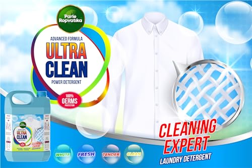 Image of Liquid Laundry Detergent 5 Liter Refill, Designed for Tough Stain Removal on Laundry in Washing Machines (1, Blue 5 Liter)