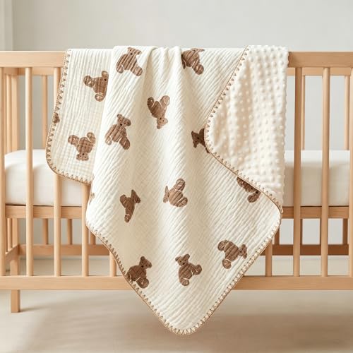 3-Piece Cotton Baby Blanket DROPS TO - image 6