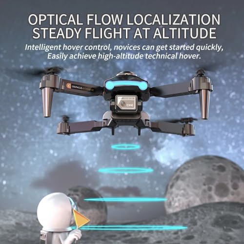 Image of Heattack Olly'S-Drone-With-4K-Camera-Wifi-FPV-1080P-HD-Dual-Foldable-RC-Drone-Altitude-Hold-Headless-Mode-Visual-Positioning-Auto-Return-App-Control-Multicolor-4 (DN12)