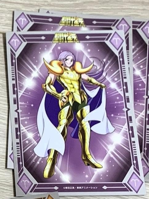 Amazon.co.jp: 聖闘士星矢 トレーディングメタリックポストカード 牡羊