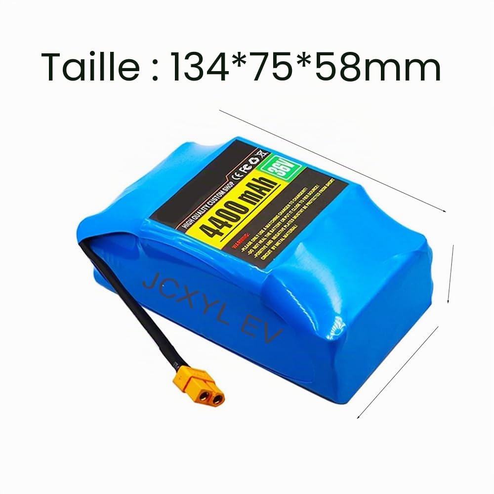 Batterie Lithium-ION 36 V 4,4 Ah pour Hoverboard électrique (10S2P) 36 V 4 400 mAh pour trottinettes électriques et Planches Auto-équilibrées