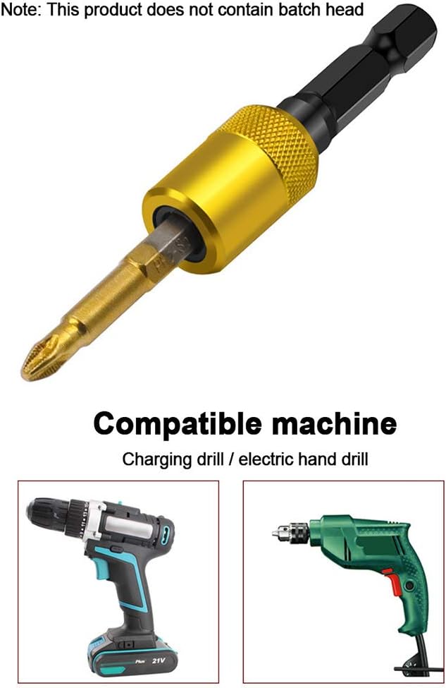 1/4 Inch Shank Quick Release Electric Screwdriver Extension Rod Bit Holder 60mm 4 Colors