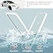 Car Rear View Mirror Silicone Protector Cover,Compatible with Model 3/Y Interior Trim Frame Decoration,Rearview Mirror Edge Cover,White Rear View Mirror Accessories,Car Accessories,White