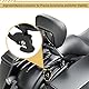 Motorrad-Gepäckträger, Abnehmbarer Gepäckträger Hinten, Unsichtbarer Gepäckträger, Kompatibel mit Harley Touring Modellen 2009-2024