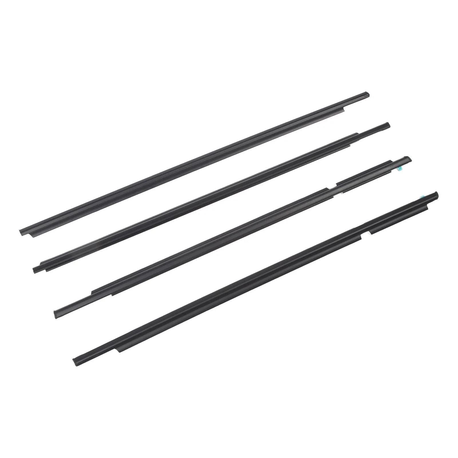Diqxlgs One Color 4Pcs Car Window Weatherstrip Seal 75711-60061 For Toyota For Land For Cruiser For Prado 120 Series 2003-2009