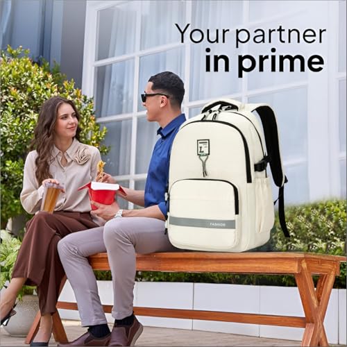 Image of Tinytot 30 Litre Japanese Korean Style School Bag Water-Resistant Laptop & Travel Backpack - Unisex Large 18 Inches Multipurpose Student Backpack for Boys & Girls, Men & Women