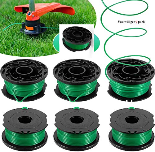 Sf-080 Replacement Spool，Gh3000 Trimmer Spools, Auto Feed Replacement Spools,20-Foot, 0.08-Inch, Auto Feed,Compatible With Black And Decker Weed Eater Lst540 Lst540B Sf-080-Bkp String Trimmer- 7 Pack #TOP1