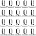 20 Pieces Men Suspender Clips Heavy Duty Bed Sheet Fasteners Clips Sheet Straps Holder Fasteners Clips
