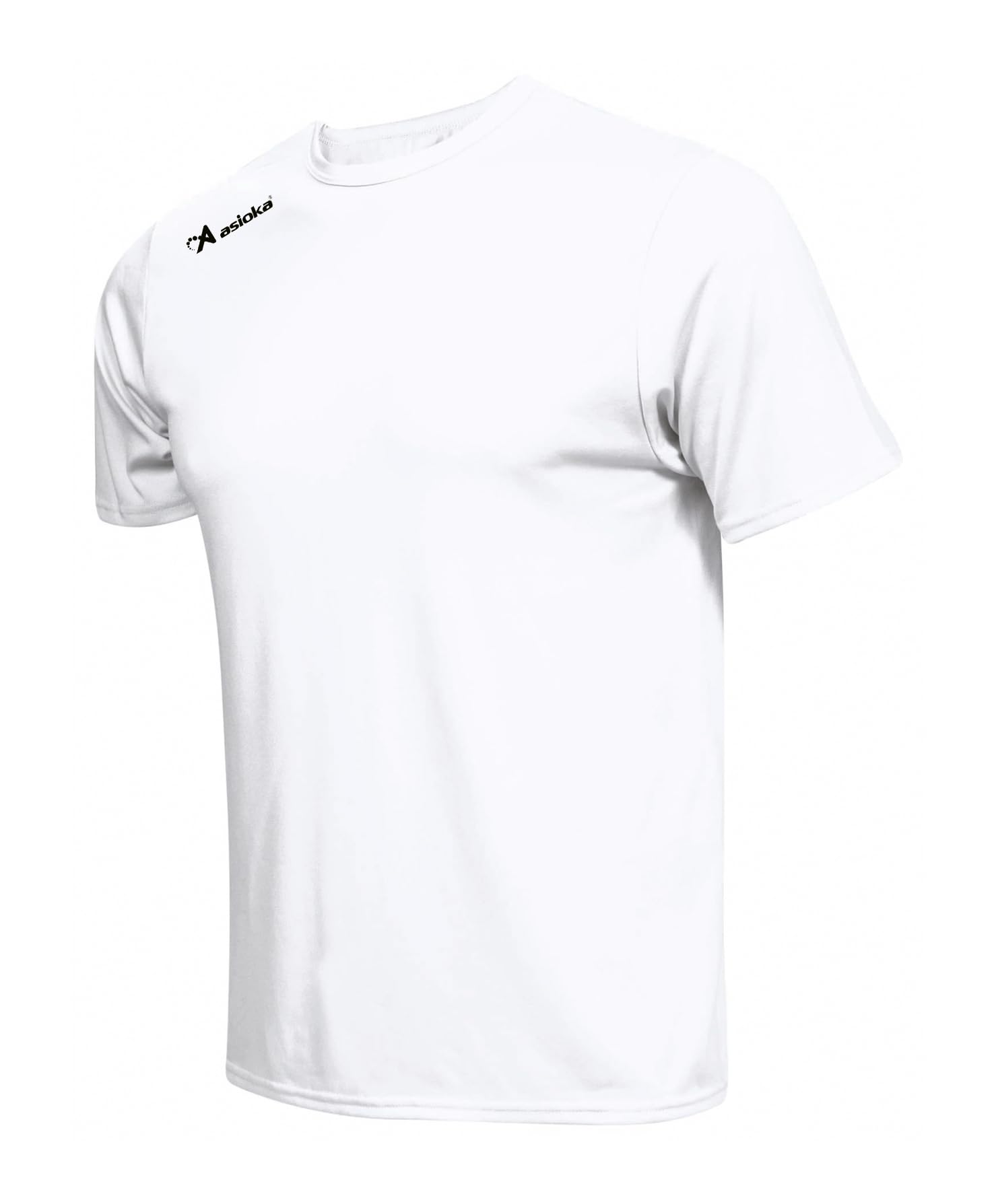 Asioka 130/16 Unisex Adult Sports T-Shirt, Unisex_Adult, 130/16 Blanco S, White, S